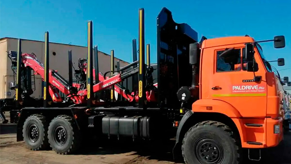 Сортиментовоз КАМАЗ 43118-73094 с гидроманипулятором ВМ 10-74